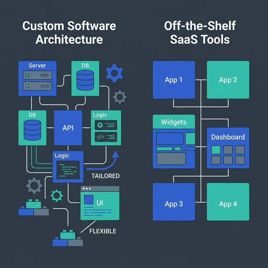Custom Software vs. Off-the-Shelf Tools: When Should Small Businesses Build?