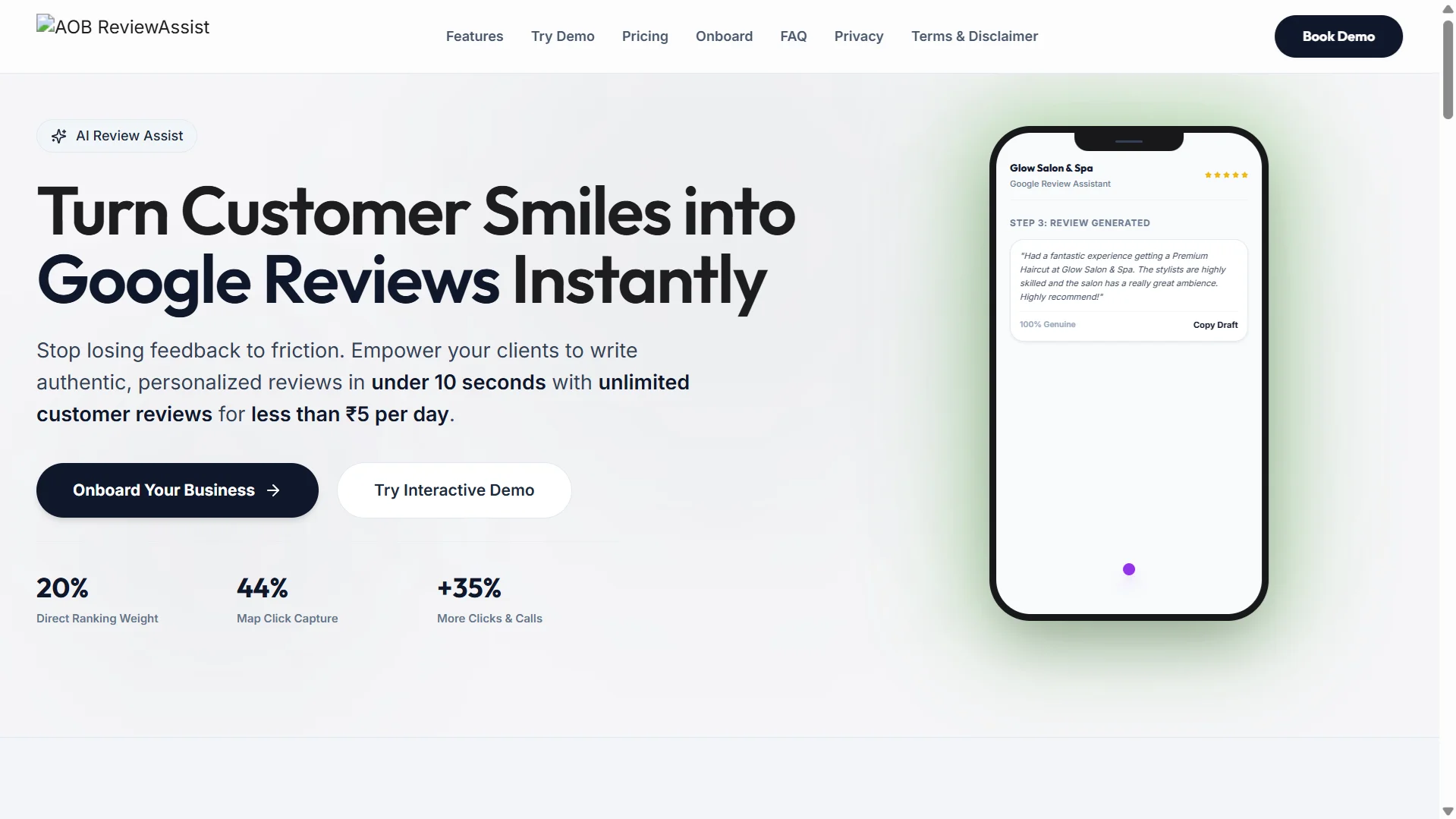 ReviewFlow AI Generator